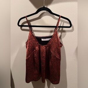 Bishop + Young Fitted Brown Black Camisole